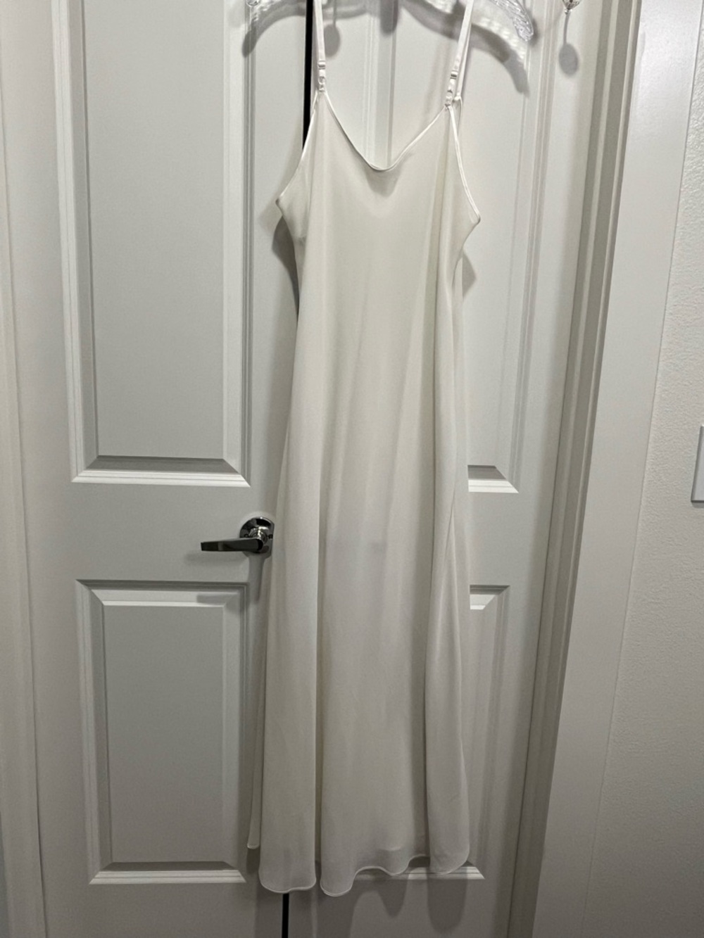 Eggshell White Sheer Slip Dress Nightgown Plus Size 2X Sheer Bridal Wedding